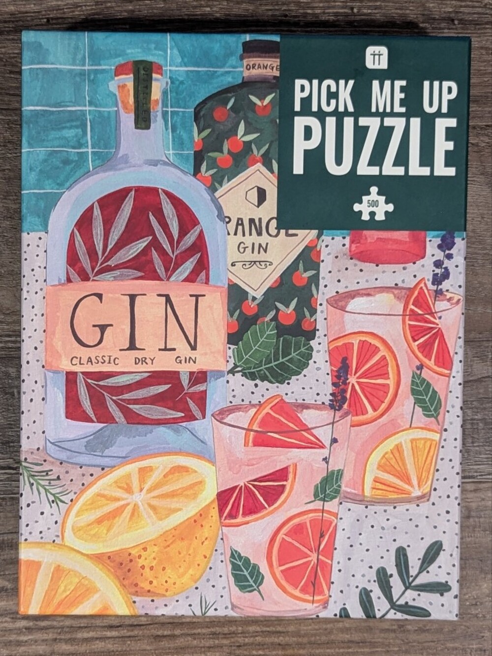 Pick Me Up Puzzle Pick Me Up Gin & Citrus 500-Piece Jigsaw Puzzle